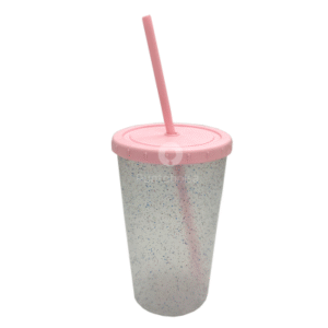 Vaso glitter con sorbete de 500cc