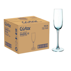 Copa de Champagne, caja x 12 unidades